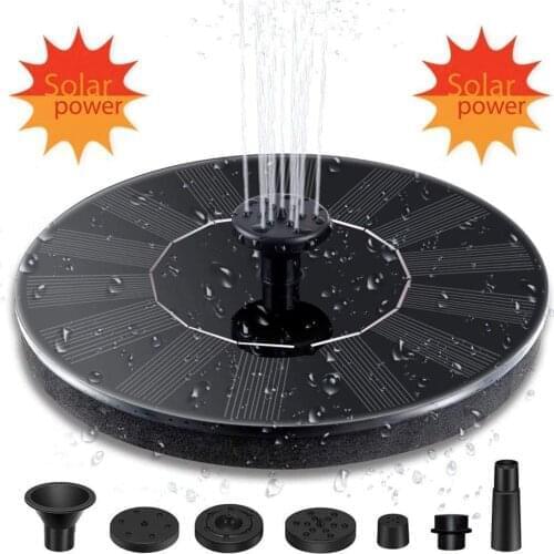 Solar Fountain Garden Water Fountain VIP LINK Dropshipping In Stock Pump for Bird Bath with 4 Nozzle Free Standing for Bird