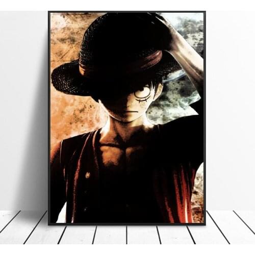 Straw hat luffy Art Canvas Poster Home Decoration Painting No Frame