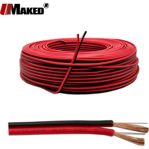 150m LED cable 16AWG Electrical wire UL2468 300V copper Red black cables extend RVB wire For LED Strip PVC insulated wire by DHL