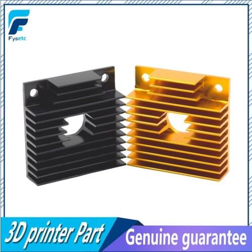 10pcs Gold/Black Aluminium Heat Sink Radiator 40x40x11mm Cooling Fan Heatsink For 3D Printer MK7 MK8 Extruder Parts