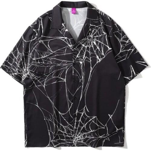 2021 Summer Beach Shirts Creative Printing Tropical Hawaiian Shirt Streetwear Hip Hop Casual Short Sleeve Tops Harajuku