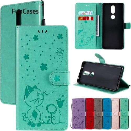 Telephone Cases For coque Nokia 2.4 3D Embossing PU Leather Wallet Flip Phone Pouch Cover Nokia 2.4 estuche Telofon Case Movil