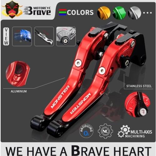 For Ducati M1100/S/EVO MONSTER M 1100 2009 2010 2011 2012 2013 Motorcycle Brake Clutch Levers Handlebar Grip