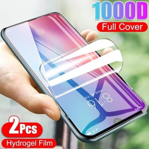 Full Cover Hydrogel Film For Xiaomi Mi 9 SE A3 Lite 9T Pro 10 Ultra Screen Protector Mi Note 10 Poco X3 NFC F2 F1 Not Glass
