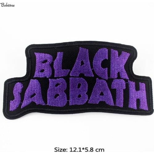 Punk Rock Metal Band Patches Iron on for Cloth Jackets backpack Embroidered Badges Applique Stickers Sewing Supplies