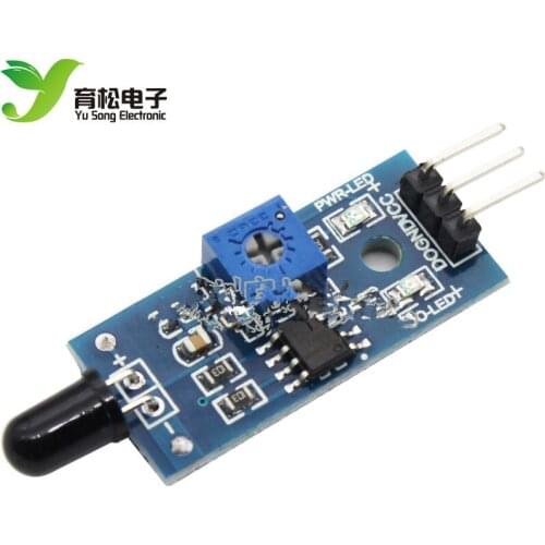 New flame sensor module Fire source detection module Infrared receiver module Fire detection