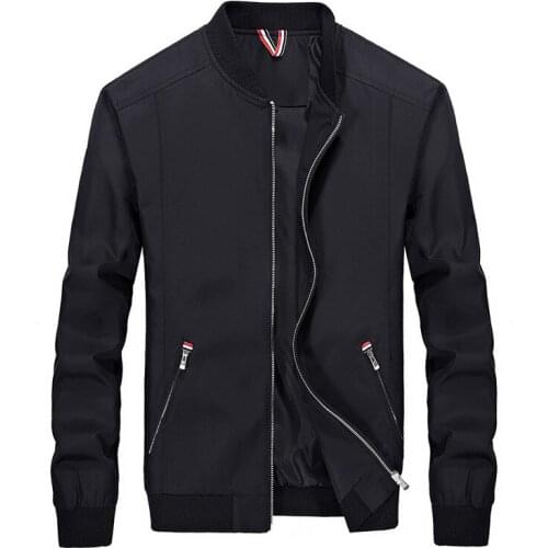 Mens Brand Clothing 2018 Autumn Mens Casual Jacket Mens Windbreaker Spring Slim Men Coats Male Fashion Outwear 4XL