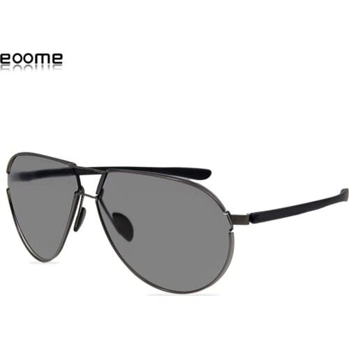 Eoome 2020 Men Fashion Design Pilot Shape With Super Light TR Temple High Quality Driving Sunglass mens sunglasses