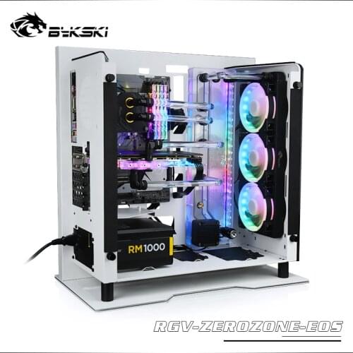 BYKSKI kit use for Be Queit ZEROZONE EOS computer case / Acrylic Board Water Channel Solution / Kit for CPU and GPU Block