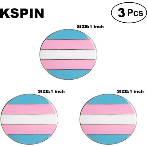 Transgender Lapel Pin Brooches Pins Flag badge Brooch Badges