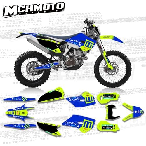 MCHMFG Decal For Husqvarna TE FE 125 250 350 450 2014 2015 2016 Motorcycle Graphic Sticker for Husqvarna TC FC 2014-2015