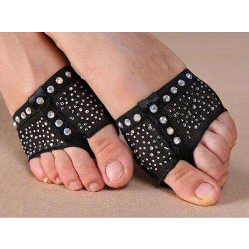 New arrival bellydance costume wholesale heel protection Professional ballet dance socks 1 Pair belly foot Thong Toe Pad