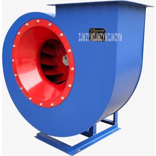 5A-15KW Industrial Centrifugal Fan Carbon Steel 2900r/min Powerful Dust Removal Smoke Industrial Exhaust Fan Blower 380V
