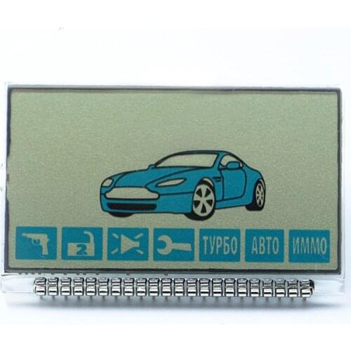 10 pcs A61 Lcd display screen For Anti-theft Two Way Car Alarm System Twage Starline A61 LCD Remote Control Key Fob Keychain