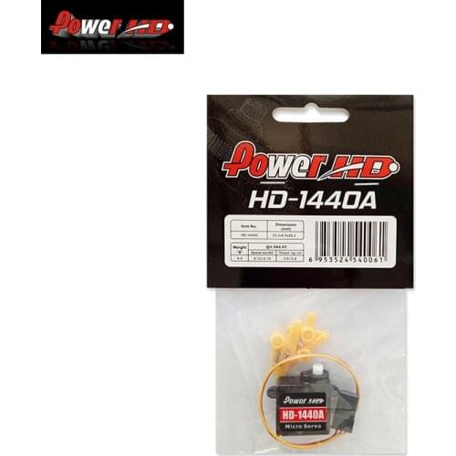 Power HD-1440A 0.8KG 4.4g Micro Servo Steel Ring Engine Compatible with Futaba/JR RC Car Part RC Vehicle Servo Accessories