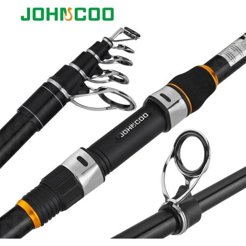 NEW Telescopic Fishing Rod Spinning Rod 2.1M 2.4M 2.7M 3.0M 3.6M Portable Sea Fishing Rod Long Casting Carbon Rod