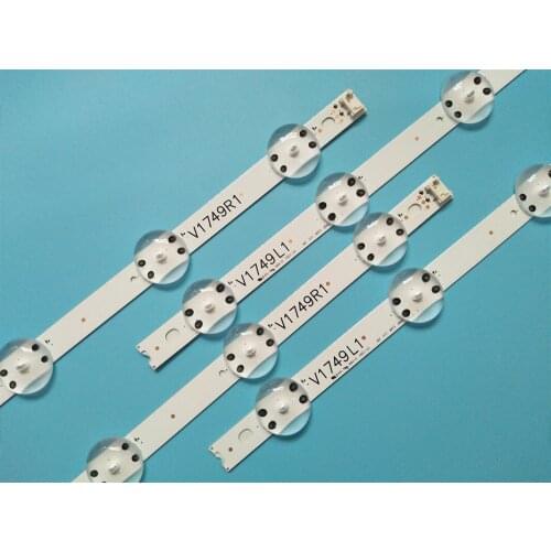 LED Backlight strip 12 lamp For LG 49" V17 ART3 TV 49LV340C JB3B1591A02499 49UV340C 49UJ6565 6916L-2862A 6916L-2863A LC490DGG