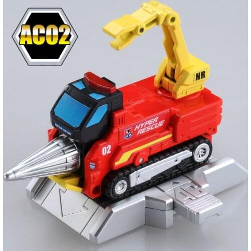TAKARA TOMY TOMICA Hyper Rescue AC02 Car Model Boy Toy Excavator Deformable Car