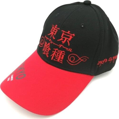 Tokyo Ghoul Anime Embroidery Baseball Cap Youth Girls/Boys Summer Hat Size Adjustable for Gift
