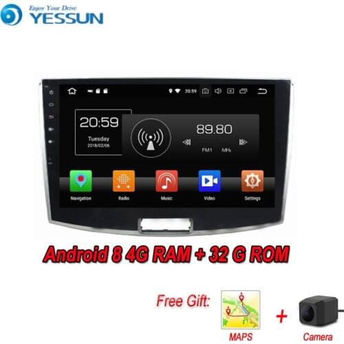 YESSUN Android 8.0 4G RAM For Volkswagen passat b6 / b7 Car Navigation GPS Multimedia Player mirror link Radio Touch Screen