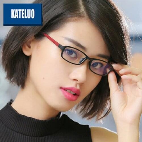 KATELUO 2020 Women Computer Goggles Anti Blue Light Laser Fatigue Radiation-resistant Glasses Eyeglasses Frame for Women 13021