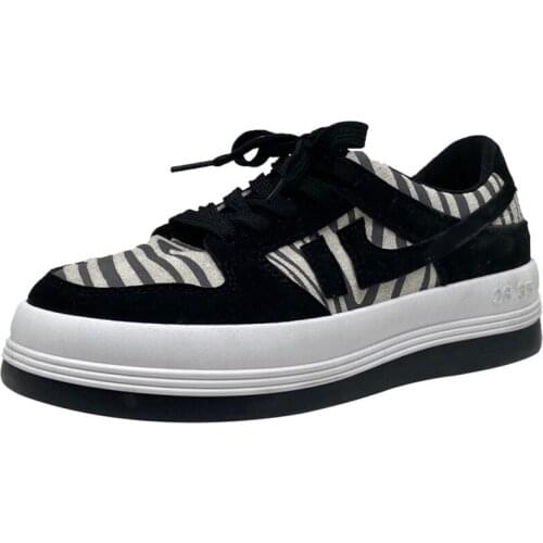 2021 New Spring Platform Shoes Women Lace Up Casual Shoes Women Flats