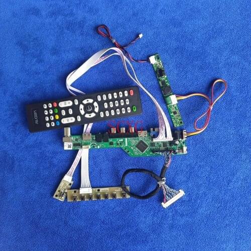 LCD LED Signal Analog 30Pin-LVDS DIY Kit For LTM230HP06/LTM230HP07 1920*1080 AV VGA USB HDMI-compatible Monitor controller board