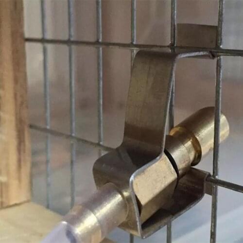 C050 Poultry feeders drinkers for chinchilla nipple drinker brass Mouse Rat poultry water nipples