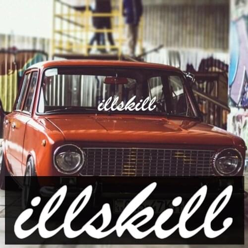 CS-1359# 15/20/30/40/50 cm JDM illskill funny car sticker vinyl decal for auto car stickers styling on window bumper choose size