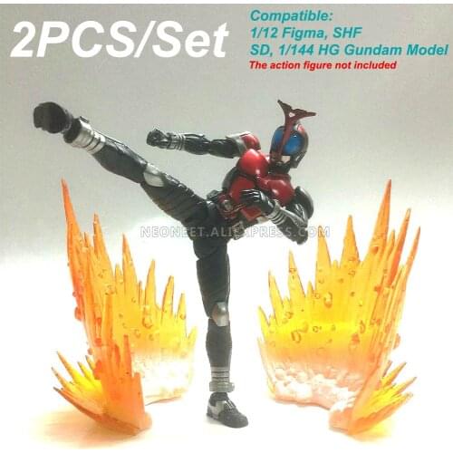 Tamashii Effect Flame Explosion Wind Impact Effect Compatible NECA Kamen Rider Figma SHF GSC Joytoy 1/12 1/10 Action Figures