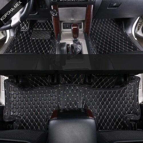 Floor mat For Toyota Land Cruiser100/200 Prado120/150 RAV4 Camry Corolla Highlander Alphard Prius Yaris Fortuner car accessories