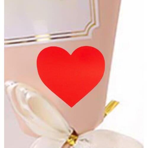 Heart Red Sealing Labels Sticker Scrapbooking Package Wedding Decor Stationery