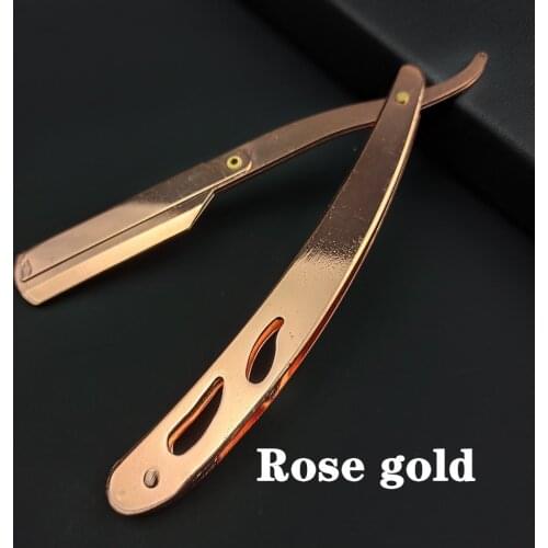 Men and women Shaving Knife Barber Razor Barber Hair Cut Razor Professional Hair Knife Blades Knife Single Handle Razor Holder