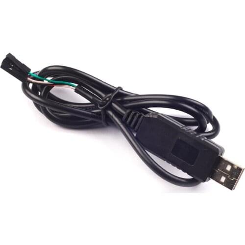 Wholesale 20pcs/lot PL2303 PL2303HX USB to UART TTL Cable module 4p 4 pin RS232 Converter