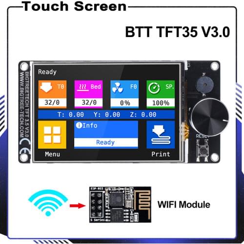 BIGTREETECH TFT35 V3.0 Touch Screen 12864LCD Wifi 3D Printer Parts vs MKS TFT35 For SKR V1.4 Turbo SKR V1.3 CR10 Ender 3 Upgrade