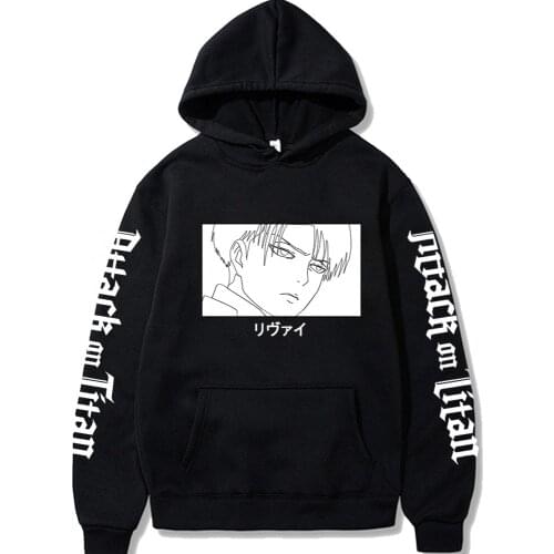 Attack On Titan Graphic Printing Pattern Long-seeved Public Harajuku Evilspirt Eye Casual Sweatshirt