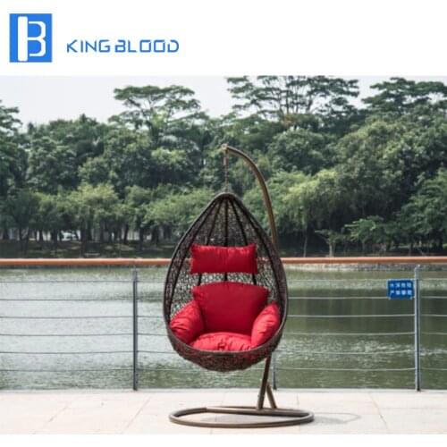 Cheap price Outdoor patio egg swing hanging chair for garden