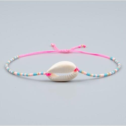 New FashionMIYUKI Bracelet Shell 2019 Women Delicate Jewelry Boho Summer Beach Bead Bracelets for women Birthday gift