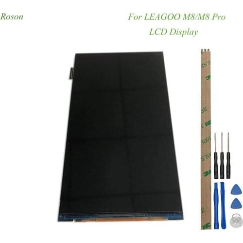 Roson for Leagoo M8 LCD Display Screen Smartphone Accessories 5.7 Inch For Leagoo M8 Pro Mobile Replacement With Tools +Adhesive