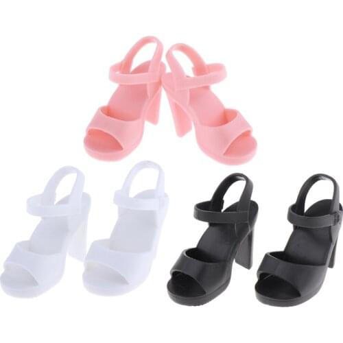 1/4 BJD Shoes Plastic Sandals for Supper Dollfie PB Kurhn Jointed Doll Clothing Accessory, 3 Colors for Choose