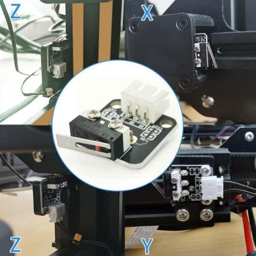 1pcs Mixed CREALITY 3D Original 3D Printer Accessories Switch Micro N/O control Limit 3Pin X/Y/Z use N/C to axis Switch eas F3P0