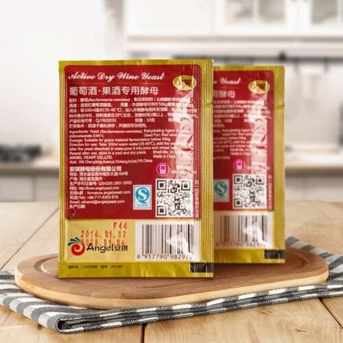 1 Pack Yeast Alcohol, Active Dry Wine Yeast, Used For Red 10 Bag Shipping / Free G Wine Brewing H9d7