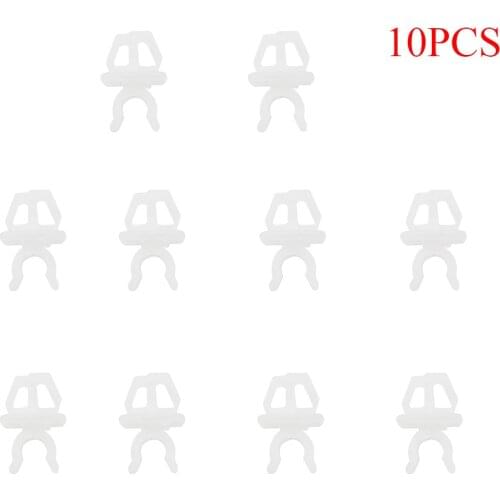 10PCS Hood Support Prop Rod Clip Holder 53452-90351 5.5mm - 7mm Rods for Toyota Hood Prop Rod Clip Fit 5345290351