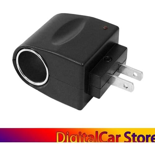 12V Household Car Charger Cigar Cigarette Lighter 110V-220V AC to 12V DC US Car Power Adapter Converter hot selling