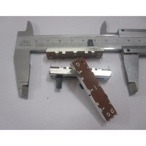 50pcs The straight slide potentiometer length 45mm width 9.5mm height 10MM B10K B103