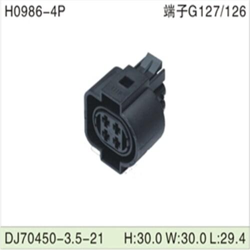 Free shipping 500pcs DJ70450-3.5-21 4Pin 3.5mm AMP Car Electrical Wire Connectors for VW,BMW,Audi,Toyota,NISSAN AND other