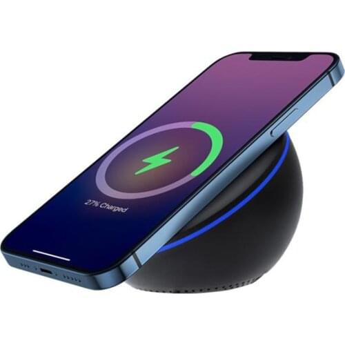 10W Magnetic Mobile Phone Wireless Charger With Cable For IPhone12Pro Max Mini Desktop Mobile Wireless Charger Magnetic bracket