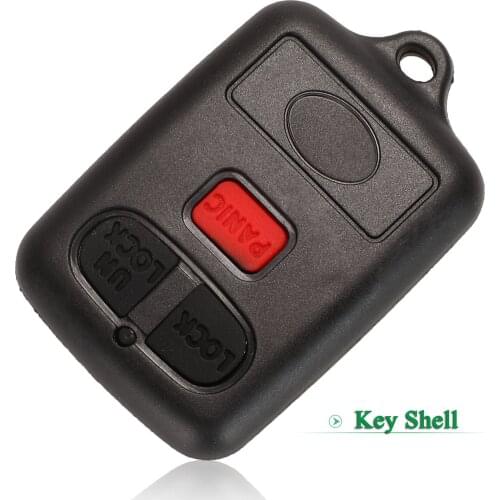 Bilchave 3 Buttons Remote Control Car Key Shell Case For BYD F3 F3R Fob Replacement Keyless Entry Transmitter