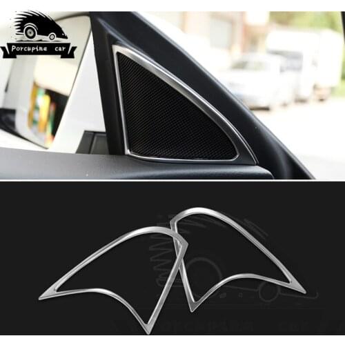 ABS plating four stereo speakers bright decorative frame audio accessories For Mercedes GLA E C GLK GLEMLGLC