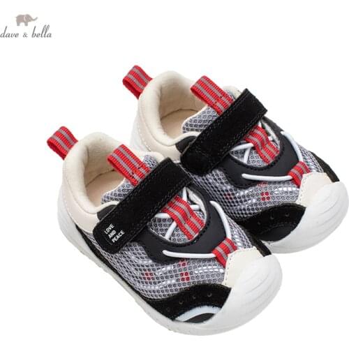 DBY18447 Dave Bella autumn baby unisex fashion patchwork shoes new born boys girls casual shoes